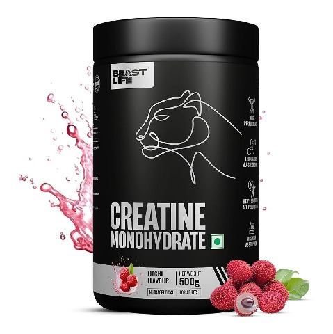 1 - BeastLife Creatine Monohydrate, Litchi 1.1 lb