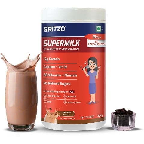 11 - Supermilk Gritzo Growth for Girl 13+ years,  400 g  Cafe Mocha 