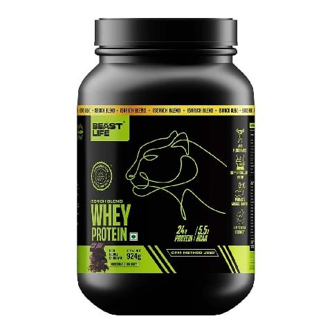 1 - BeastLife Isorich Blend Whey Protein, 2.03 lb Rich Double Chocolate