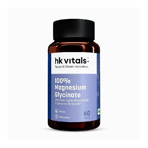 2 - HealthKart HK Vitals 100% Magnesium Glycinate, Unflavoured 60 tablet(s)