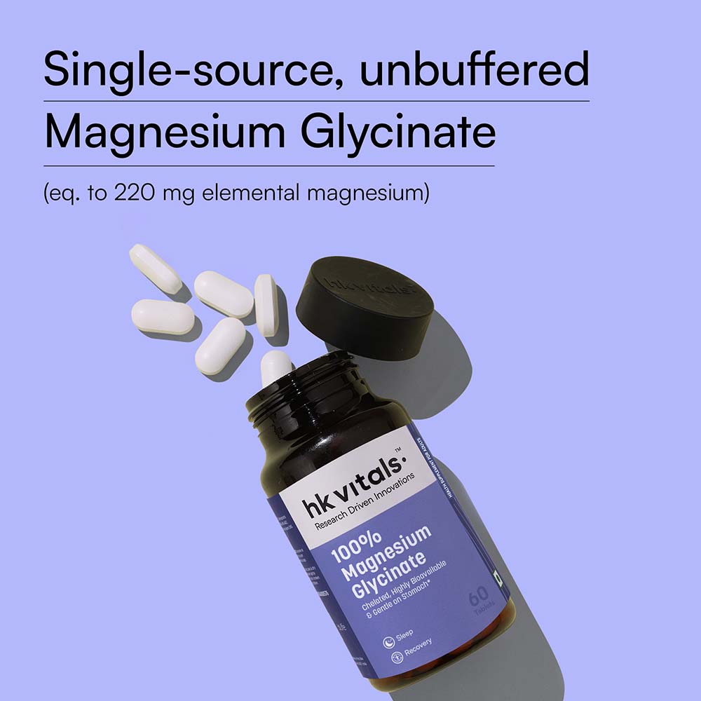 4 - HK Vitals 100% Magnesium Glycinate,  60 tablet(s)