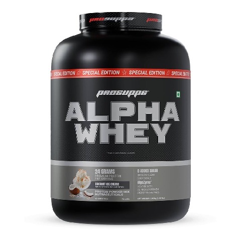 1 - ProSupps Alpha Whey Blend, 4.36 lb Coconut Ice Cream