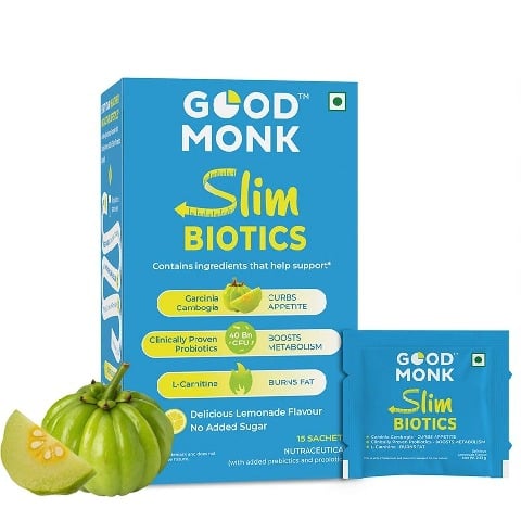 1 - Good Monk Slimbiotics, 15 sachets/pack Lemonade