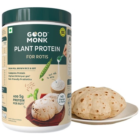 1 - Good Monk Plant Protein for Rotis, 1.01 lb Unflavoured