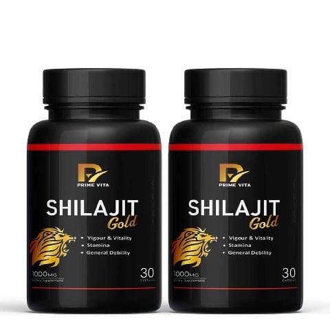 1 - PRIME VITA Shilajit Gold 1000mg, 60 capsules