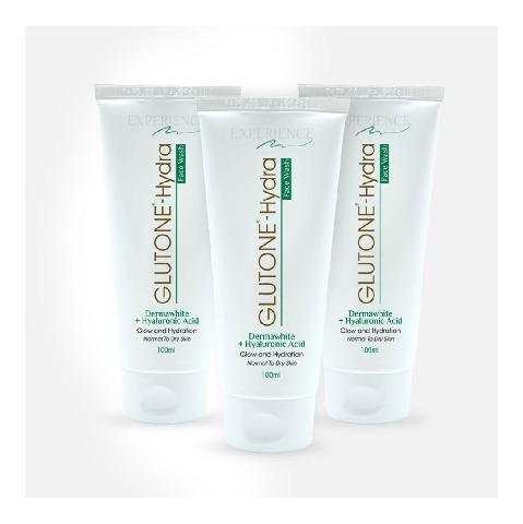 1 - Glutone Hydra Face Wash, 100 ml for Glow and Hydration (Pack of 3)