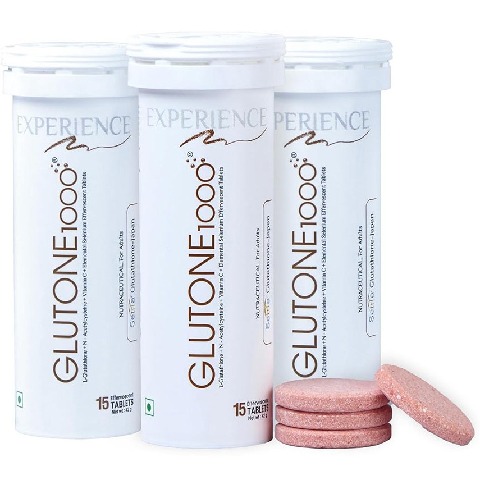 1 - Glutone 1000 Setria Glutathione Effervescent, Unflavoured (Pack of 3) 15 tablet(s)