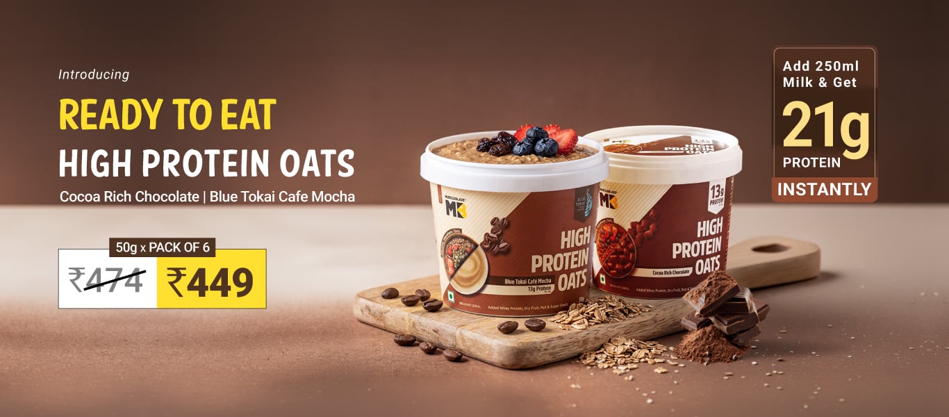 Launch: Ready to Eat High Protein Oats Pack of 6 @ 449