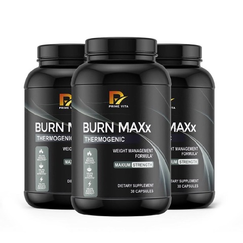 15 - PRIME VITA Burn Maxx Thermogenic, 30 capsules Unflavoured (Pack of 3)