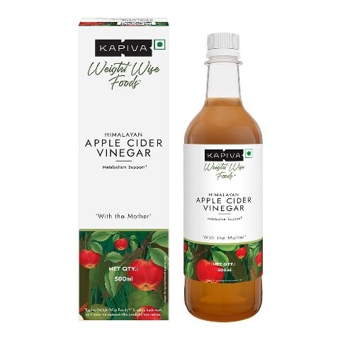 1 - Kapiva Himalayan Apple Cider Vinegar with Mother, 0.5 L Raw & Unfiltered