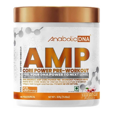 1 - Anabolic DNA AMP Core Power Pre-Workout,  0.716 lb  Thai Litchi 
