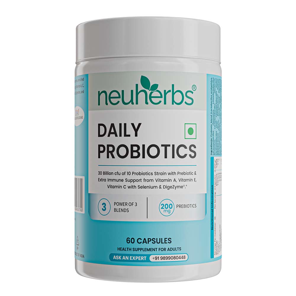 Neuherbs Daily Probiotics 30 Billion CFU, 60 capsules Unflavoured-image-11