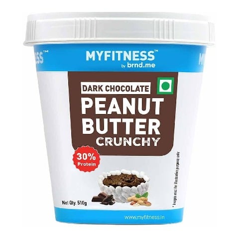 1 - Myfitness by brnd.me Dark Chocolate Peanut Butter,  0.510 kg  Crunchy 