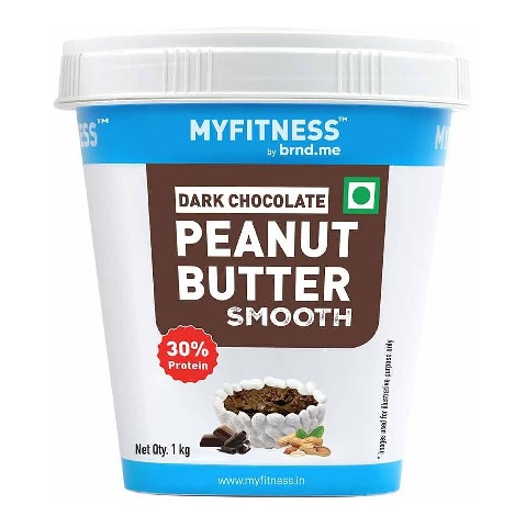 1 - Myfitness by brnd.me Dark Chocolate Peanut Butter, 1 kg Smooth