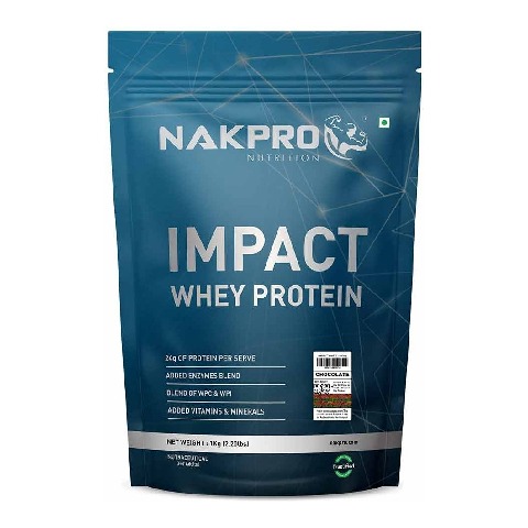 1 - Nakpro Impact Whey Protein, 2.2 lb Chocolate