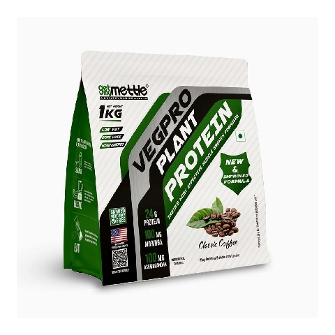 1 - Getmymettle Vegpro Plant Protein, 2.2 lb Classic Coffee