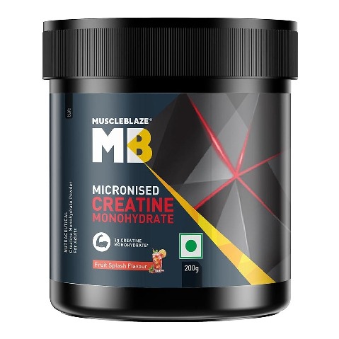 2 - MuscleBlaze Micronised Creatine Monohydrate, Fruit Splash 200 g