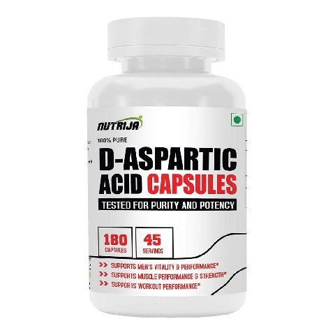 1 - NutriJa D-Aspartic Acid (DAA), 180 capsules Unflavoured