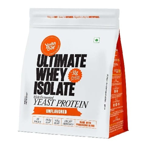 1 - Yogabar Ultimate Whey Isolate, 1.1 lb Unflavoured