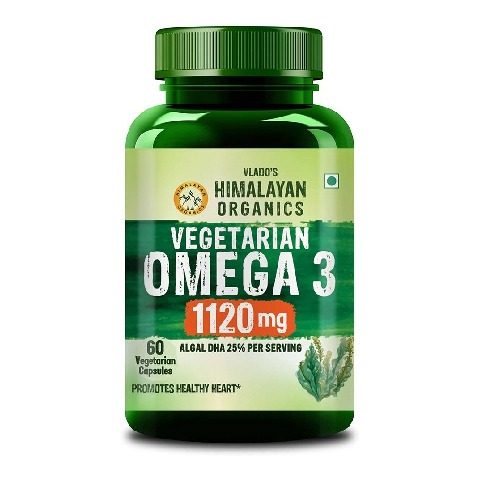 1 - Vlado's Himalayan Organics Vegan Omega 3 with DHA 1120mg,  60 veggie capsule(s) 