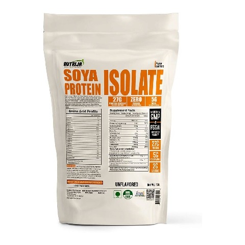 NutriJa Soya Protein Isolate 90%, 2 lb Unflavoured