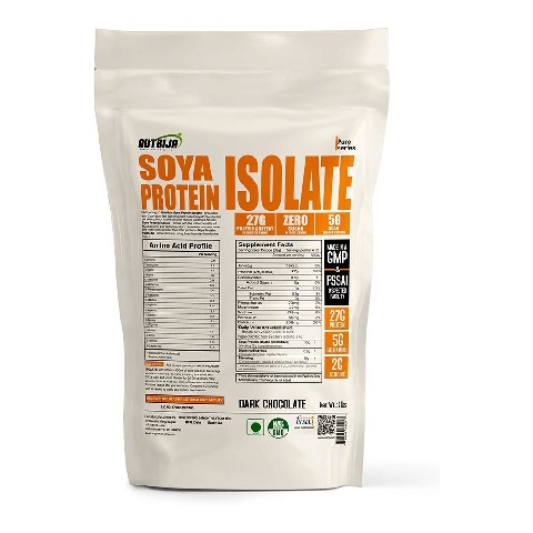 NutriJa Soya Protein Isolate 90%, 2 lb Dark Chocolate