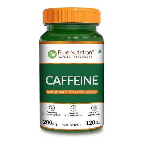 1 - Pure Nutrition Caffeine,  120 tablet(s) 