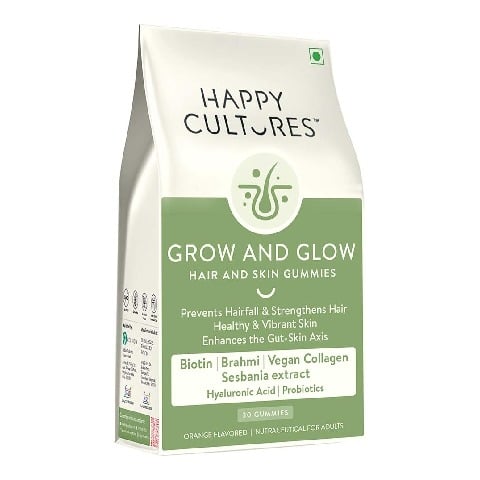 1 - Happy Cultures Grow and Glow, 30 gummies Orange