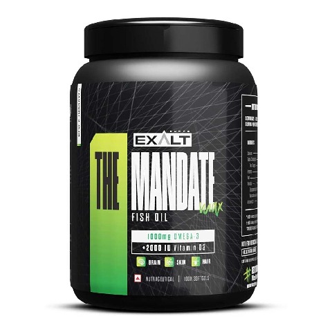 1 - Exalt Supps The Mandate Max Fish Oil 1000mg, 100 softgels