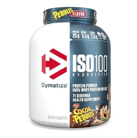 1 - Dymatize ISO100 Whey Protein Isolate, 5 lb Cocoa Pebbles