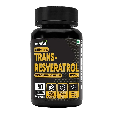 1 - NutriJa Micronized Trans Resveratrol 100mg, 30 capsules