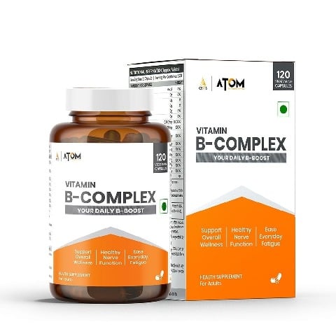 1 - AS-IT-IS Nutrition ATOM Vitamin B-Complex, Unflavoured 120 veggie capsule(s)