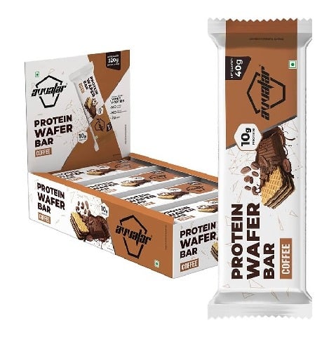 1 - Avvatar Protein Wafer Bar, 8 bar(s) Coffee