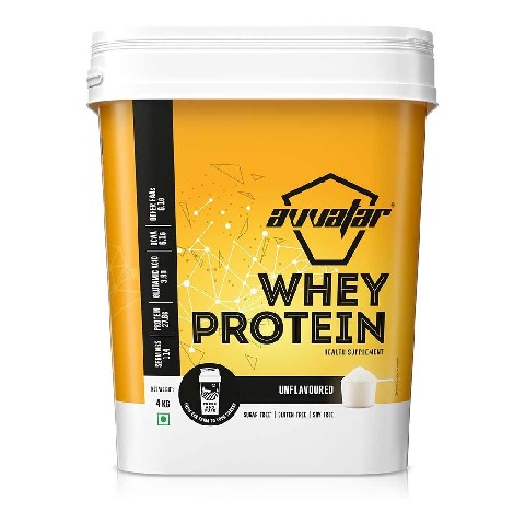 1 - Avvatar Whey Protein, 8.8 lb Unflavoured