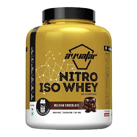 1 - Avvatar Nitro Iso Whey, 4.4 lb Belgian Chocolate