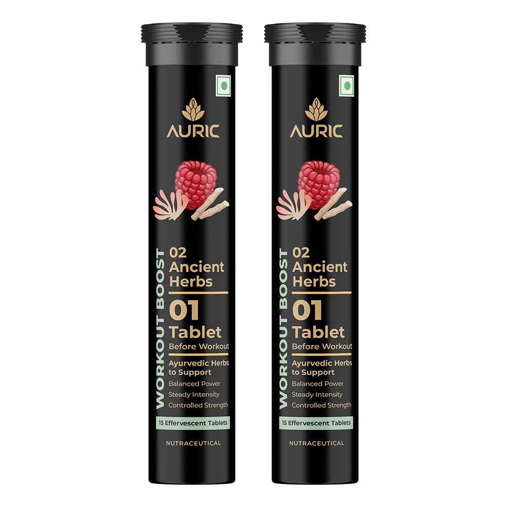 Auric Workout Boost Effervescent, 30 tablet(s) Unflavoured-image-22