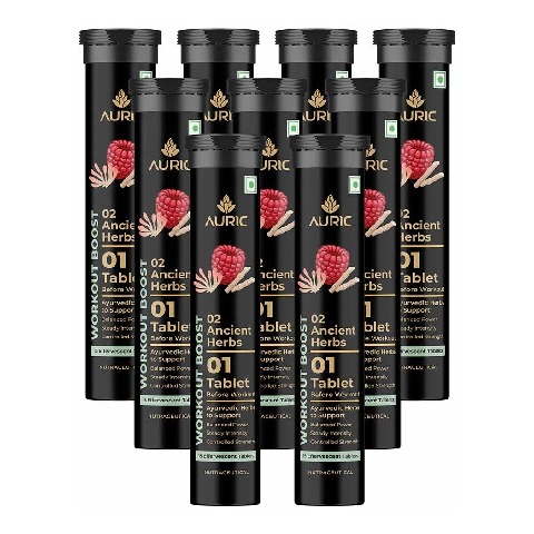 1 - Auric Workout Boost Effervescent, 135 tablet(s) Unflavoured