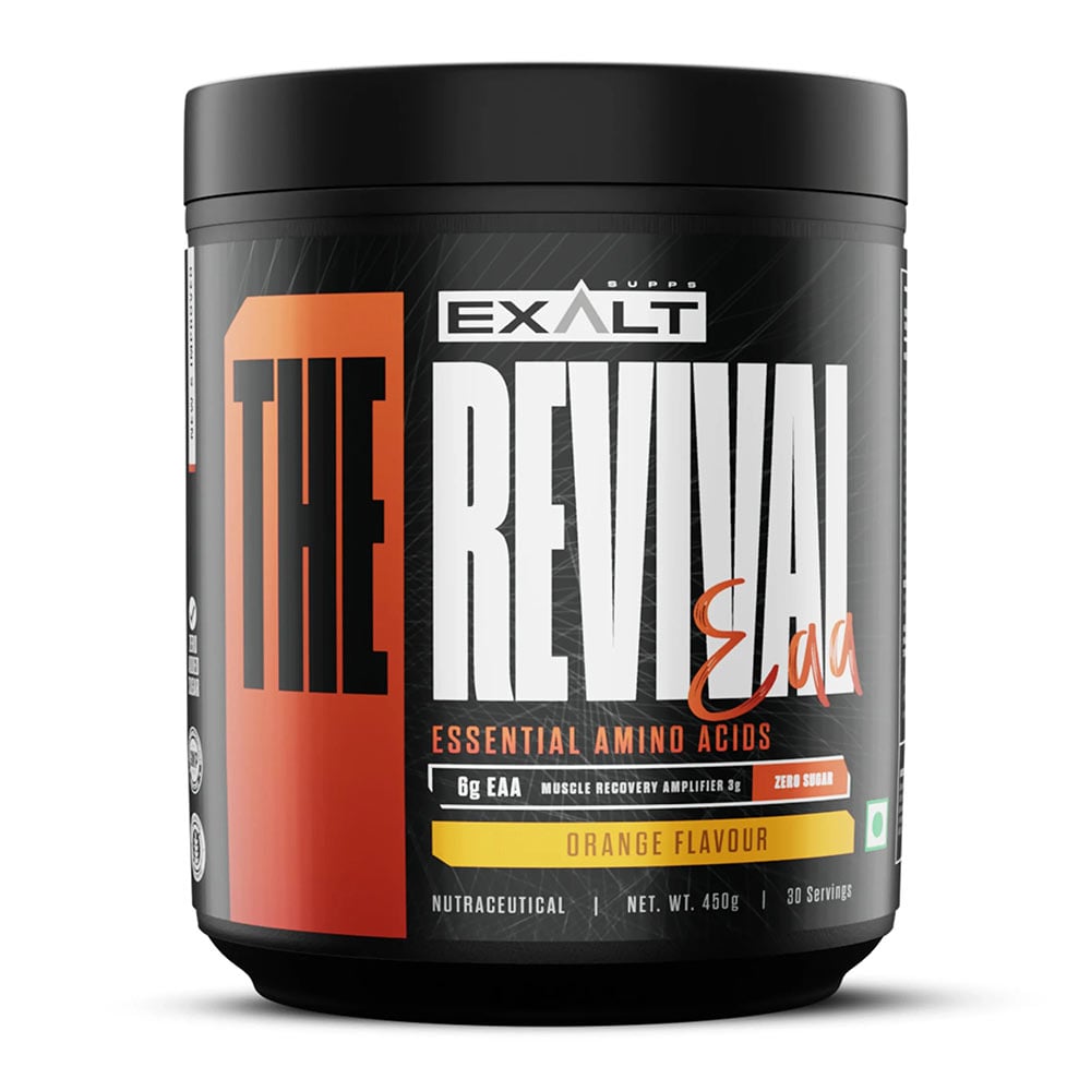 Exalt Supps Revival EAA (Essential Amino Acids), Orange 0.99 lb 30 Servings-image-27