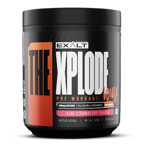 1 - Exalt Supps Xplode Max Pre Workout, 0.83 lb Kiwi Strawberry