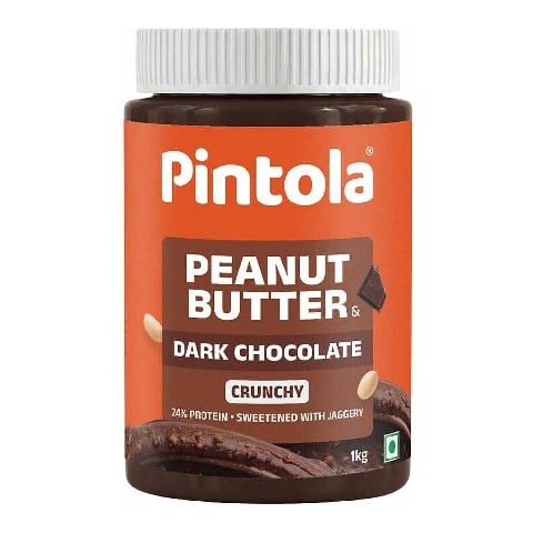 1 - Pintola Dark Chocolate Peanut Butter, 1 kg Crunchy