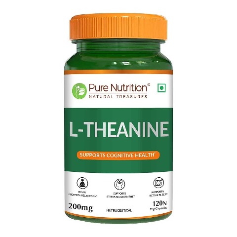 1 - Pure Nutrition L-Theanine,  120 veggie capsule(s) 