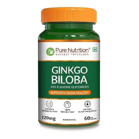 1 - Pure Nutrition Ginkgo Biloba, 60 veggie capsule(s)