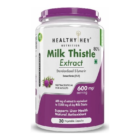 1 - HealthyHey Nutrition Milk Thistle Extract,  30 veggie capsule(s) 