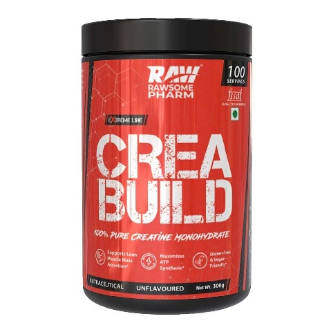 1 - Rawsome Pharm CREA BUILD Pure Creatine Monohydrate, Unflavoured 0.66 lb