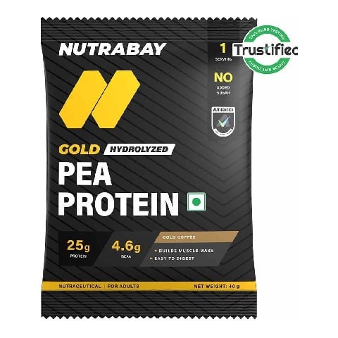 1 - Nutrabay Gold Pea Protein,  0.09 lb  Cold Coffee (Single Serve) 