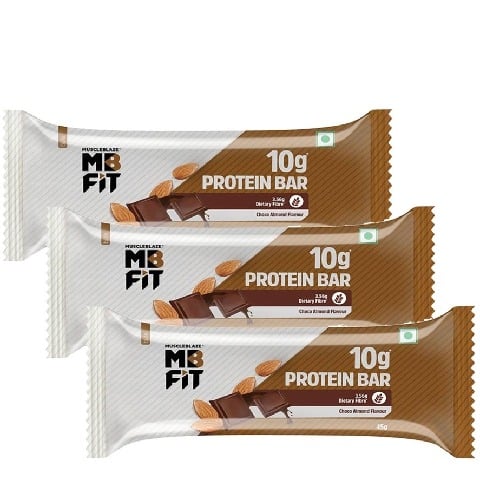 MuscleBlaze Protein Bar (10 gm Protein), 3 bar(s) Choco Almond