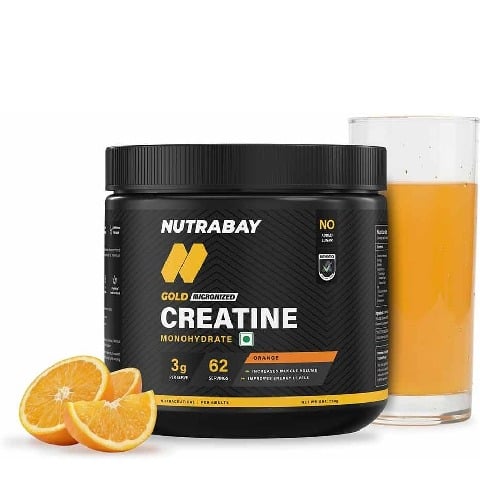 1 - Nutrabay Gold Micronised Creatine Monohydrate, Orange 0.55 lb