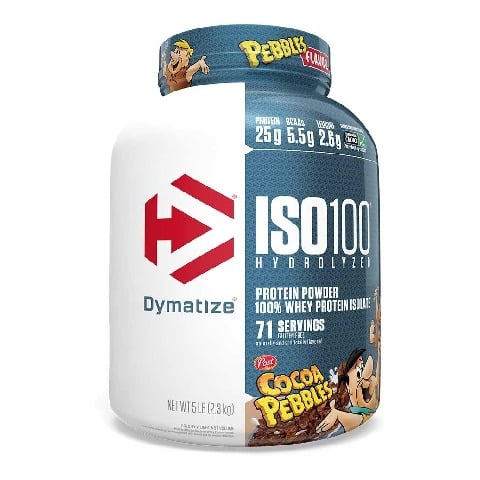 1 - Dymatize ISO 100 Whey Protein Isolate, 5 lb Cocoa Pebbles