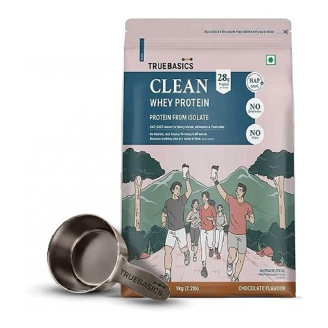 TrueBasics Clean Whey Protein (Isolate),  2.2 lb  Chocolate 