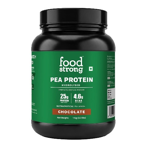 2 - Foodstrong Pea Protein Hydrolysed, 2.2 lb Chocolate